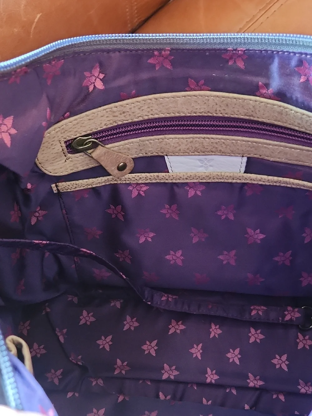 Anuschka "Happy Camper" Hobo/adjustable Crossbody. - Picture 6 of 6